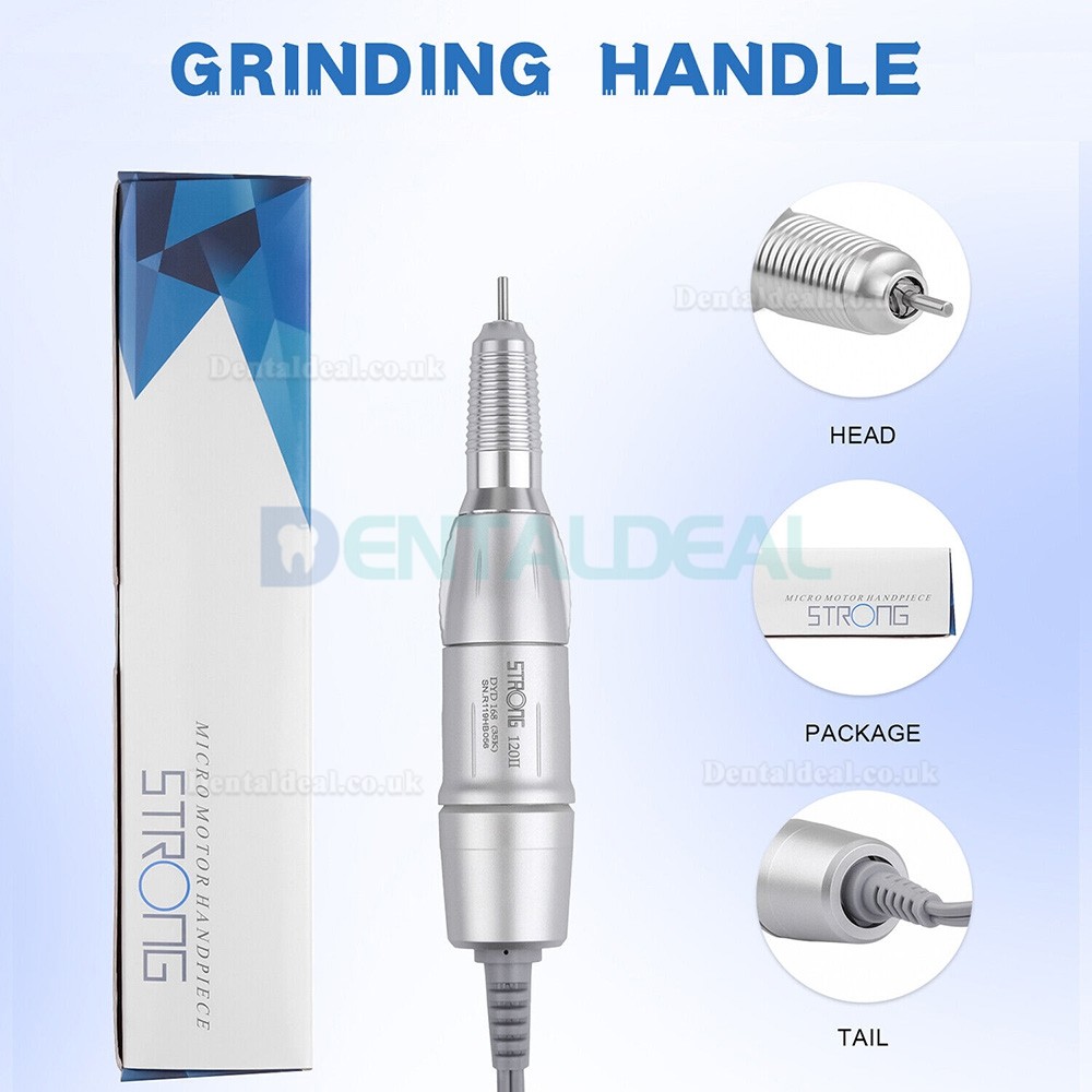 STRONG 120II Dental Lab Micromotor Handpiece 35000RPM 2.35mm Bur size